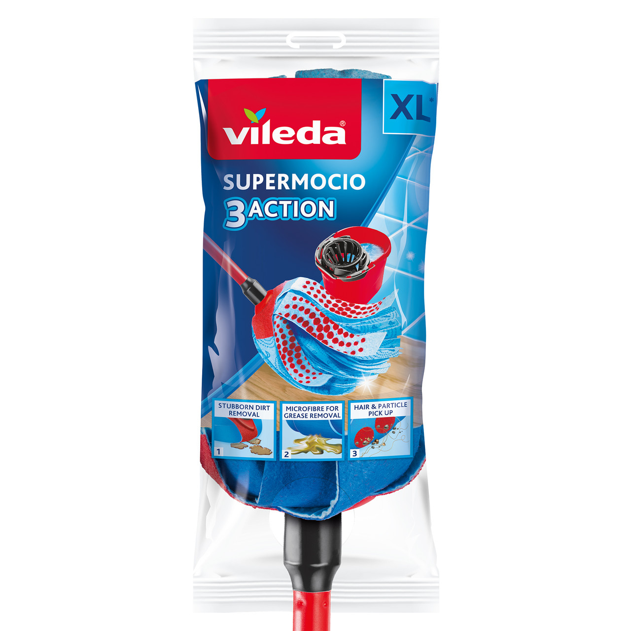 Household Supplies :: Cleaning Tools :: Mops & Accessories :: VILEDA SUPER  MOCIO floor cleaning mop with stick (VILEDA)