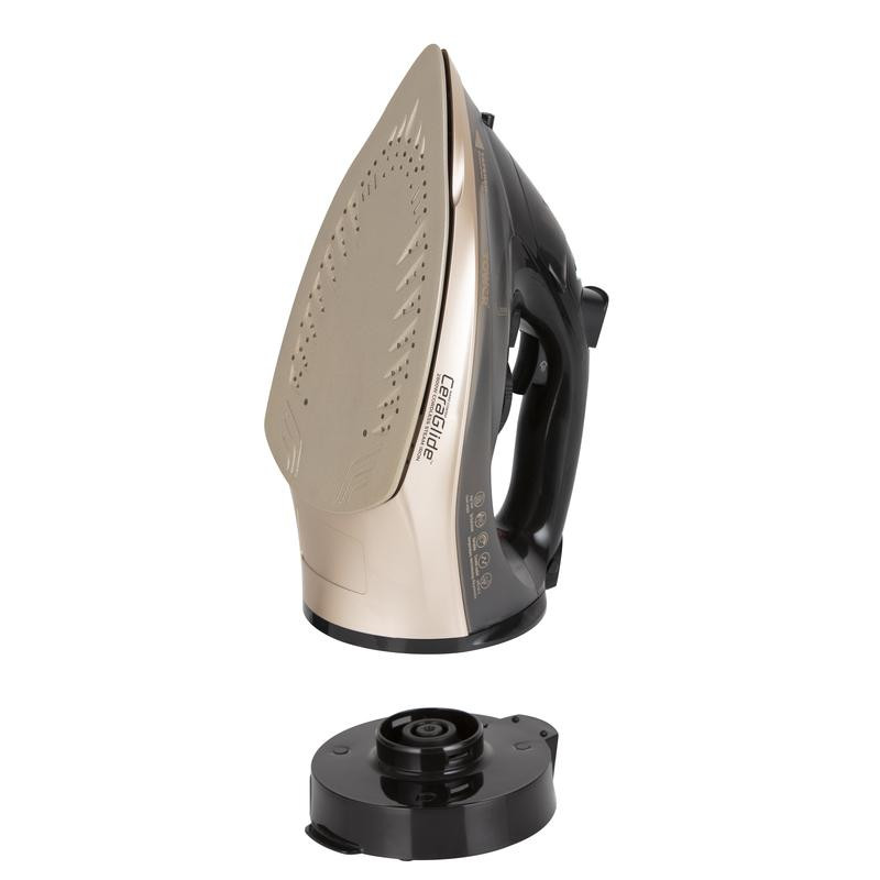 Tower Ceraglide 2800W Steam Iron Black and Gold Laundry Company
