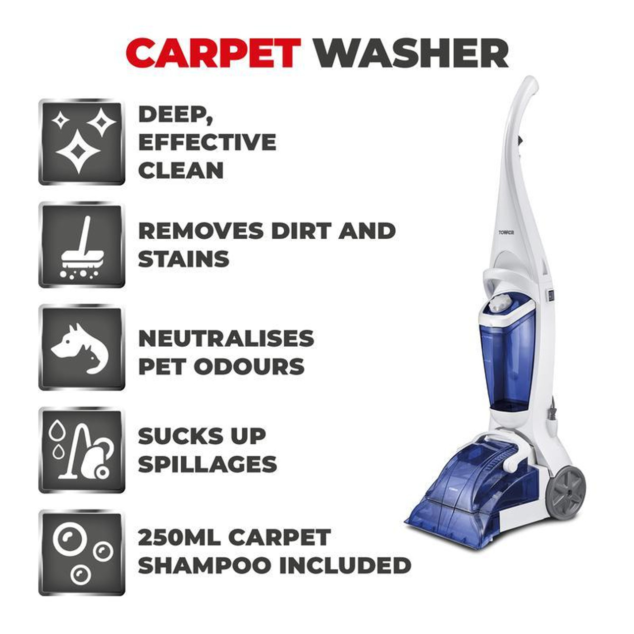 Tower TCW10 Carpet Washer Laundry Company