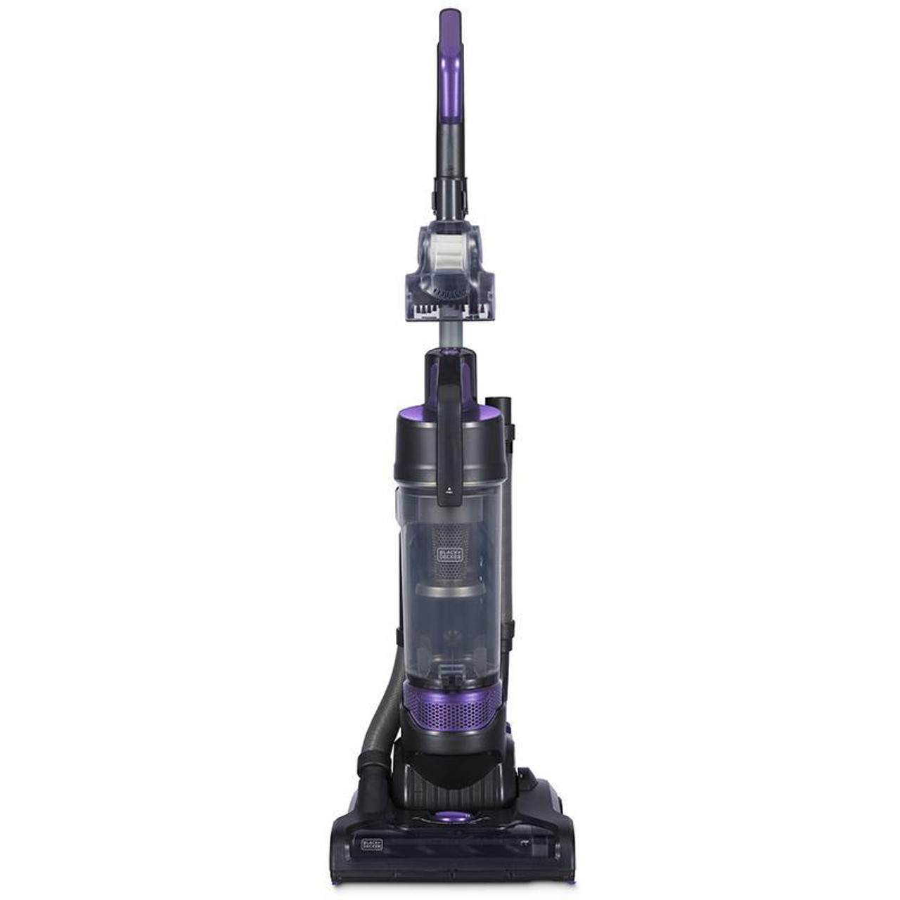 Black Decker 800W Powerful Lightweight 2L PET Upright Vac Purple and Grey