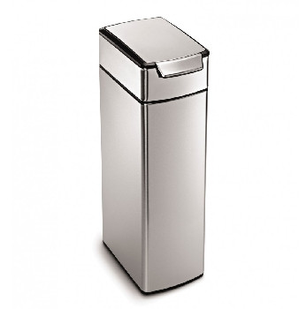 Simplehuman 40 Litre Slim Rectangular Touch Bar Kitchen Bin Laundry