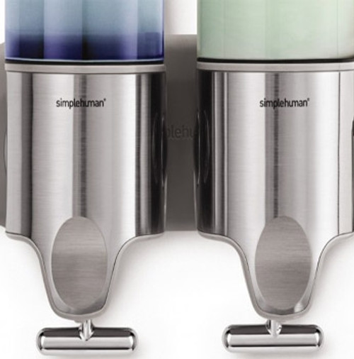 simplehuman Twin Shampoo and Soap Dispenser Laundry Company
