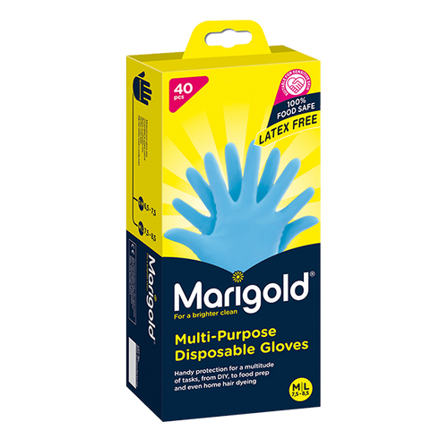 Marigold Multi-Purpose Disposable Gloves - 40 Pieces