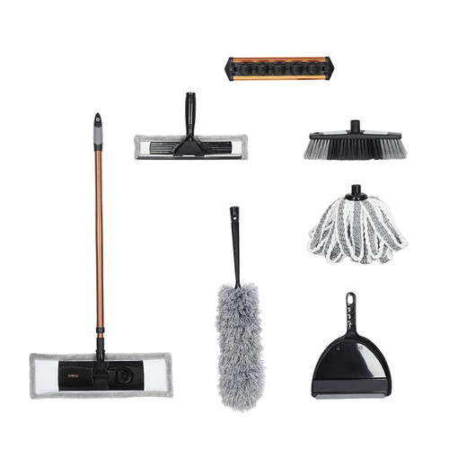 Tower Complete Cleaning Set Black and Blush Gold