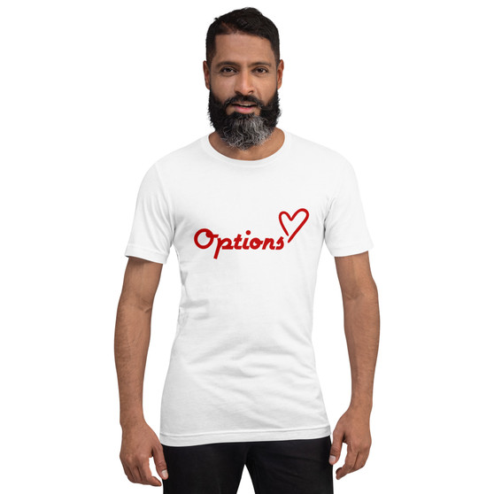 Options tshirt red Unisex t-shirt