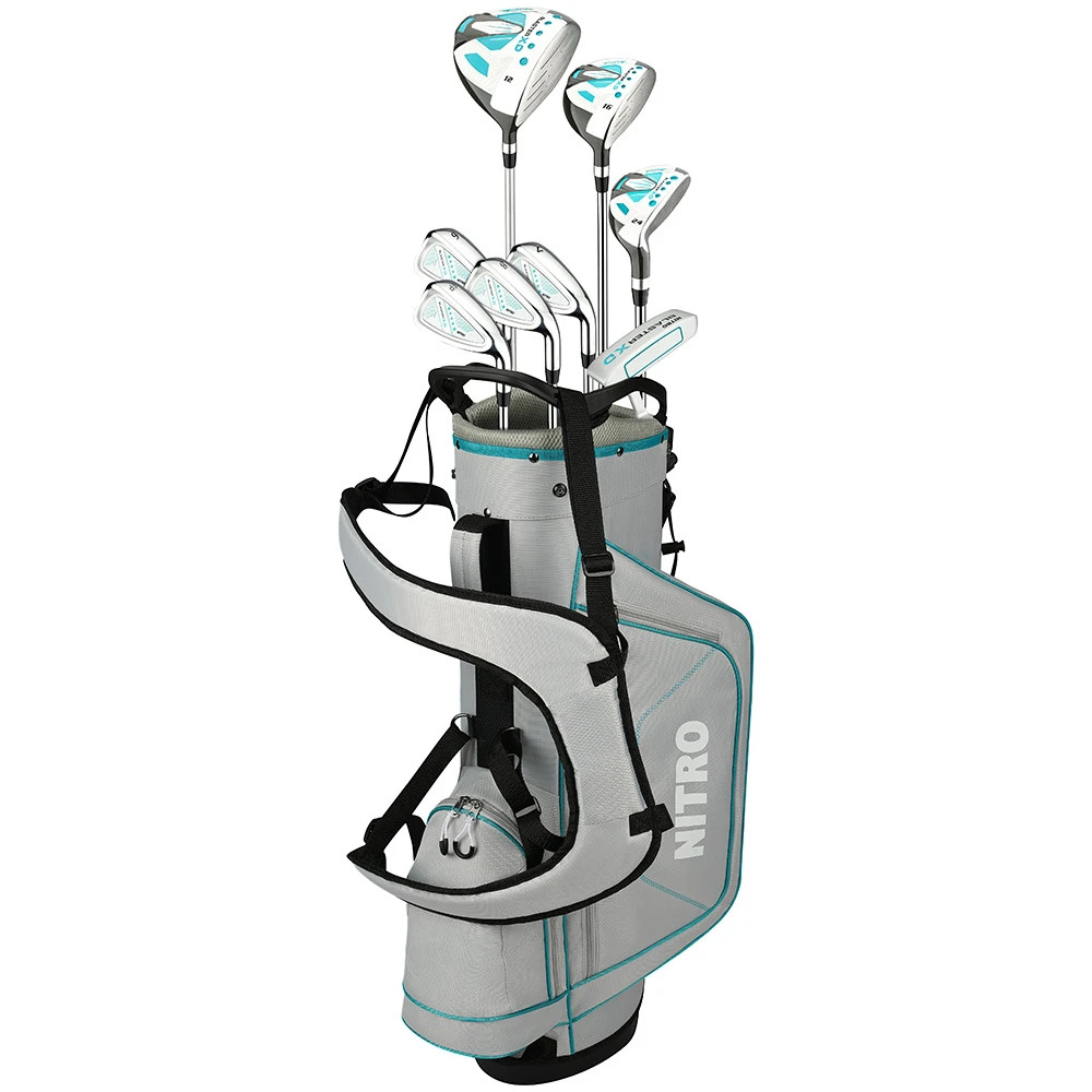 Nitro Golf X Factor 8 Club Womens Golf Set with Stand Bag
