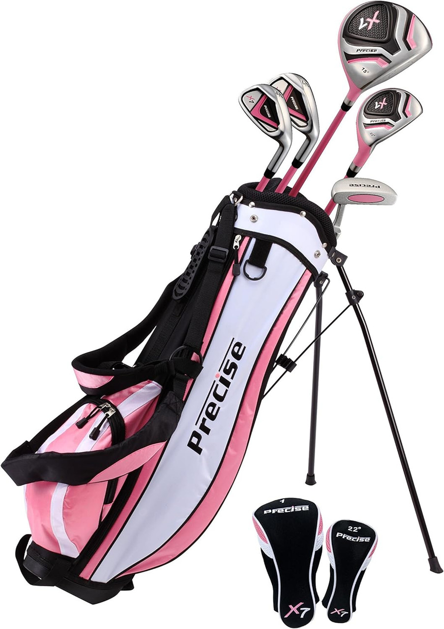 Precise X7 Girls Golf Set for Ages 6-8 Pink. Free Shipping.