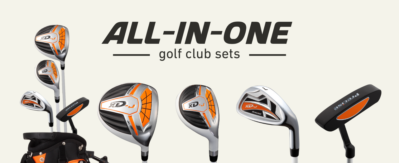 Precise XD-J Kids Golf Set for Ages 3-5 Orange | Free Shipping.