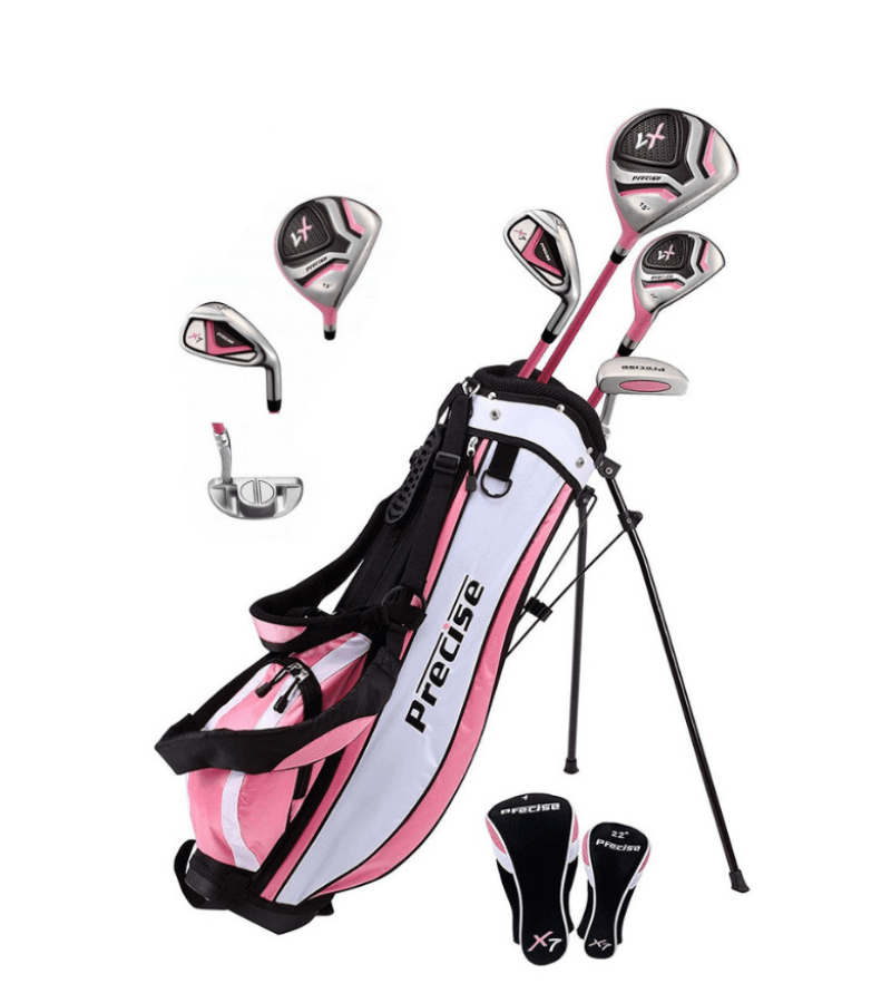 Precise X7 Girls Golf Set for Ages 3-5 Pink. Free Shipping.