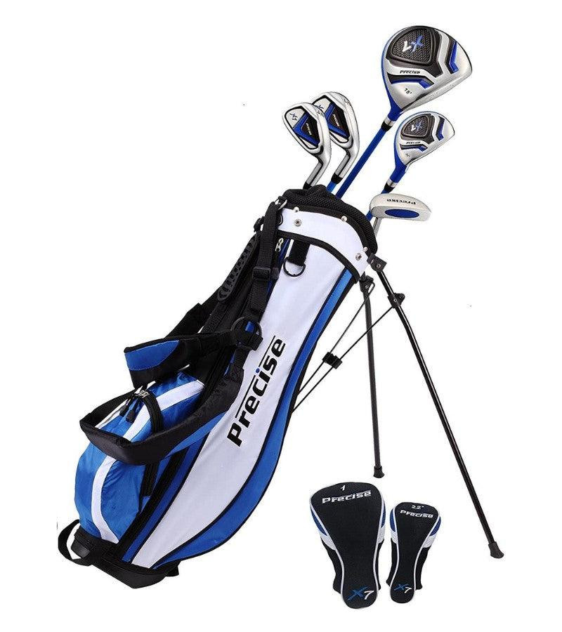 Precise X7 Kids Golf Set for Ages 9-12 Blue. Free Shipping.
