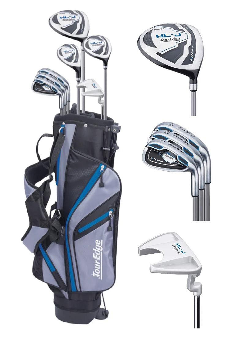 Tour Edge HL-J Junior 7 Club Golf Set for Ages 11-14 Blue display picture 1