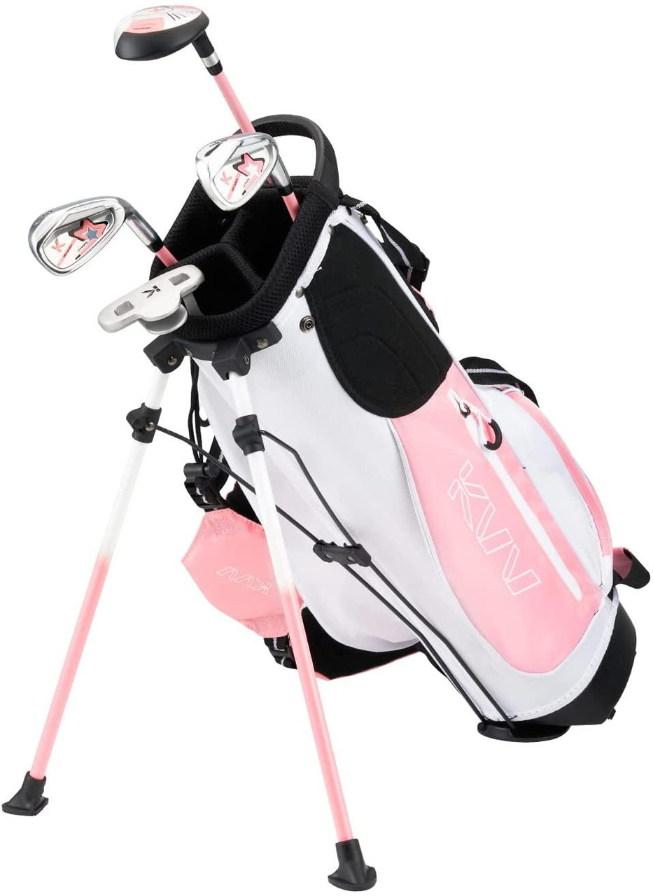 KVV 4 Club Girls Golf Set for Ages 5-7 Pink | Free Shipping