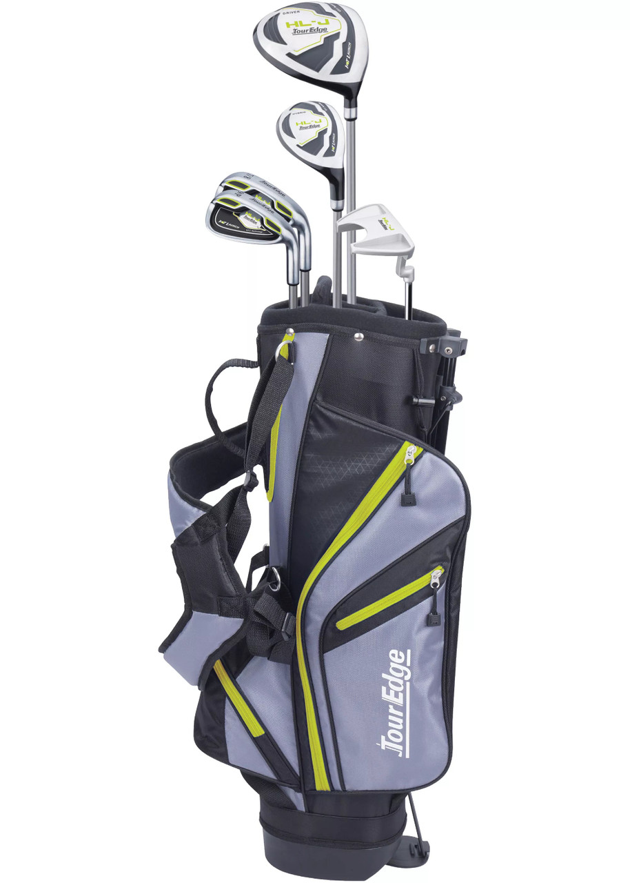 Tour Edge HL-J 5 Club Kids Golf Set for Ages 7-10 Green display picture 1