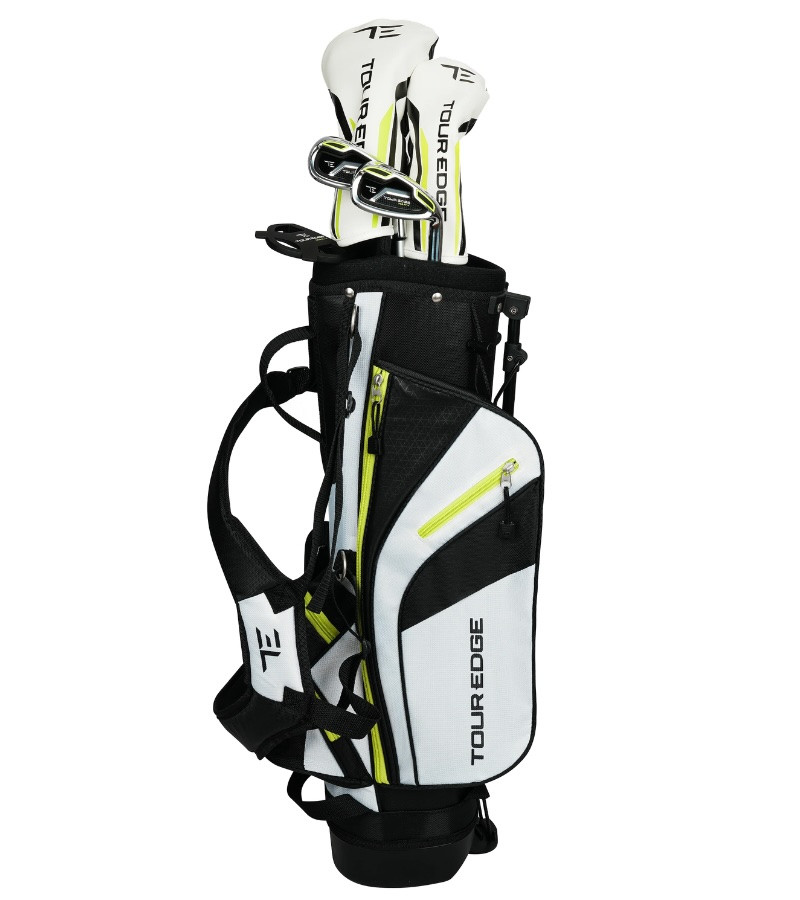 Tour Edge Max-J 5 Club Kids Golf Set for Ages 7-10 Green