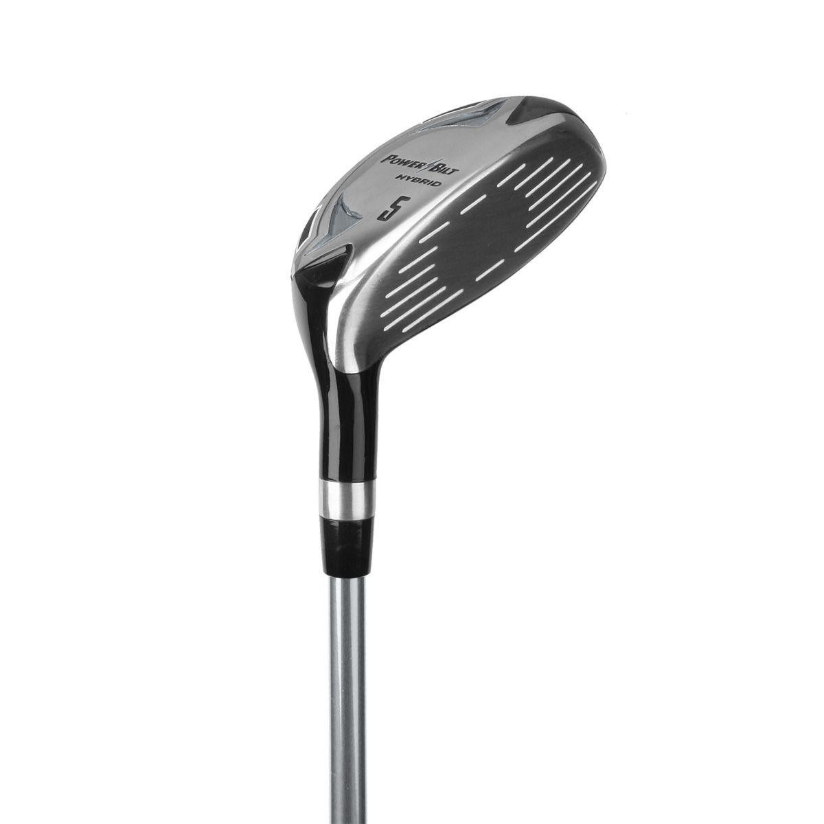 PowerBilt 5 Club Kids Golf Set for Ages 9-12 Silver