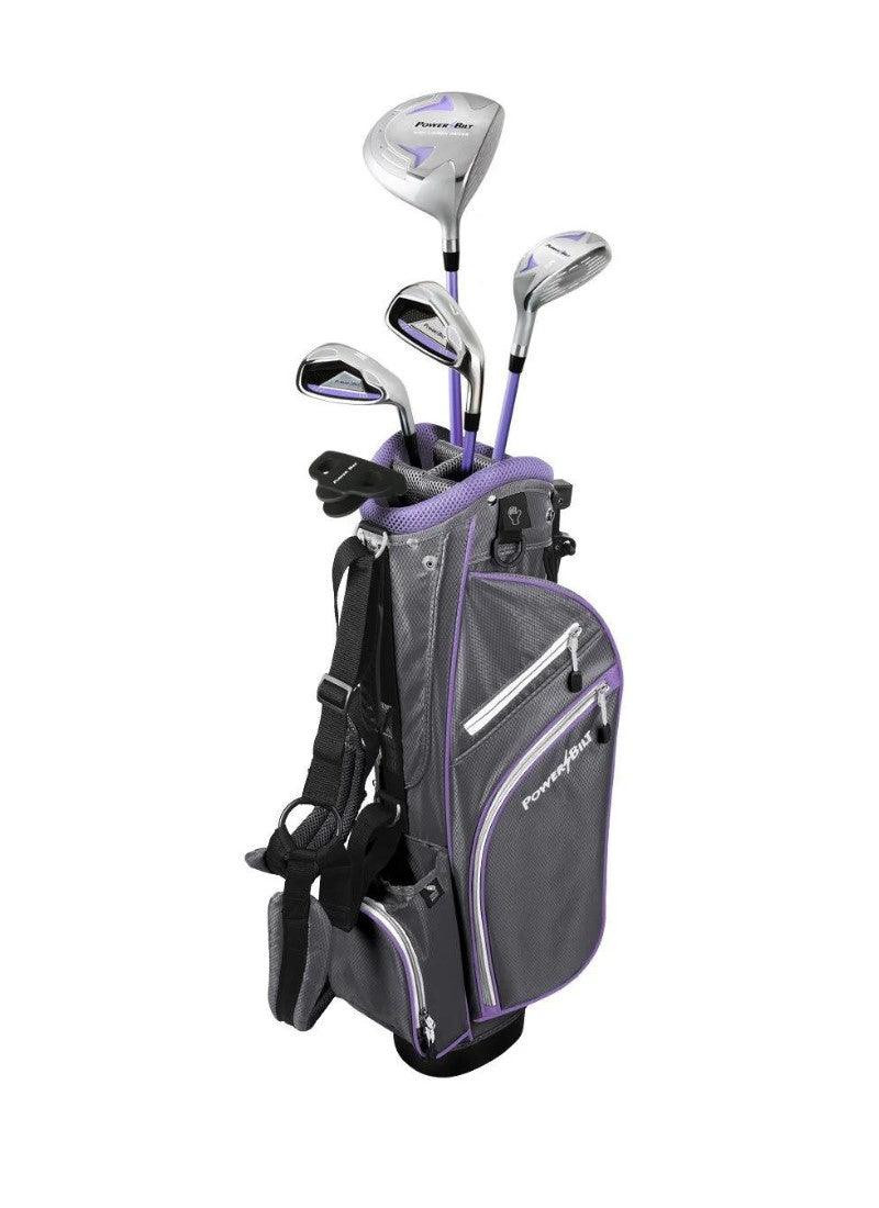 PowerBilt 5 Club Girls Golf Set for Ages 9-12 Lavender