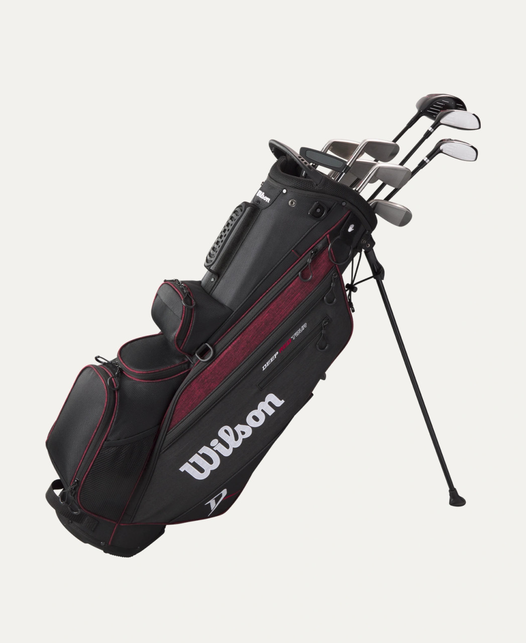 Wilson Deep Red Tour 10 Club Teen Golf Set (for kids 63-68