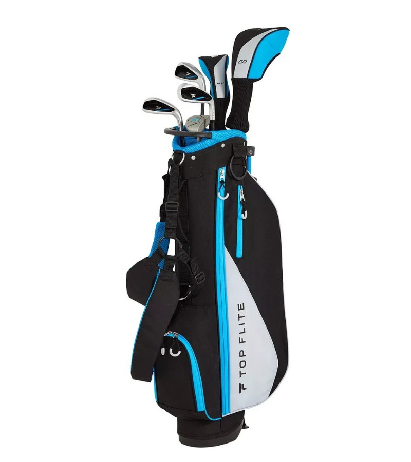 Top Flite 6 Club Kids Golf Set Ages 9-12 Blue | Free Shipping