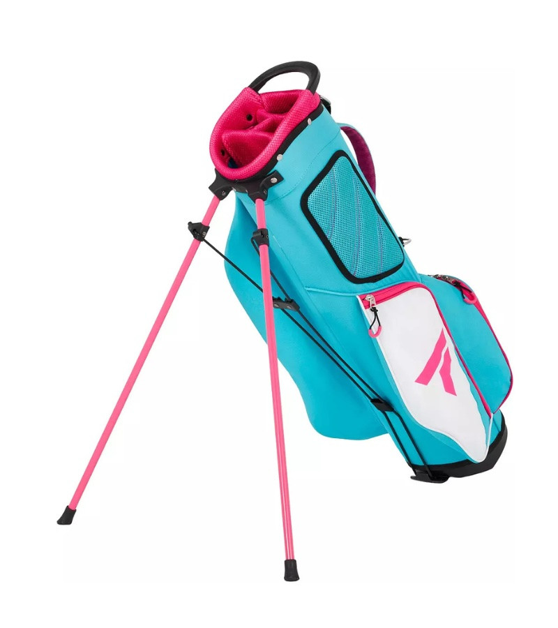 Top Flite 6 Club Girls Golf Set Ages 9-12 Teal Pink