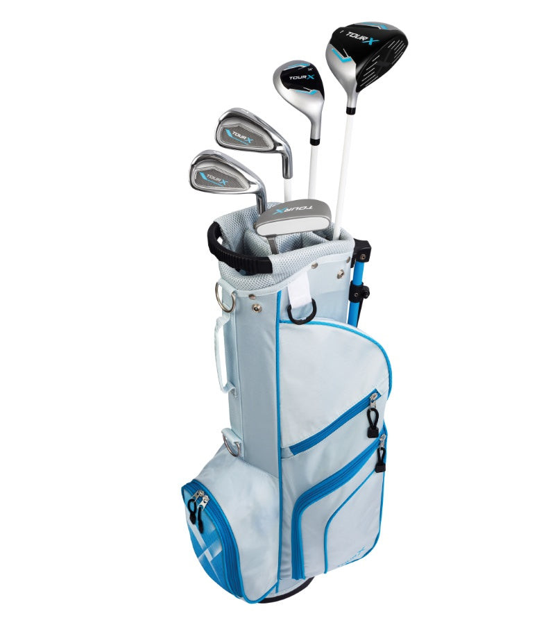 Tour X 5 Club Girls Golf Set for Ages 8-11 Blue