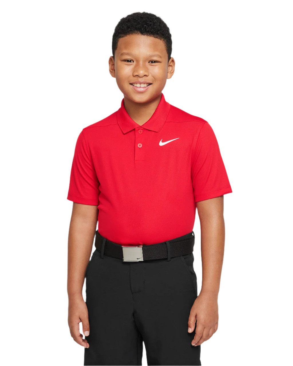 Nike Dri-Fit Victory Boys Golf Polo Red - Main Image