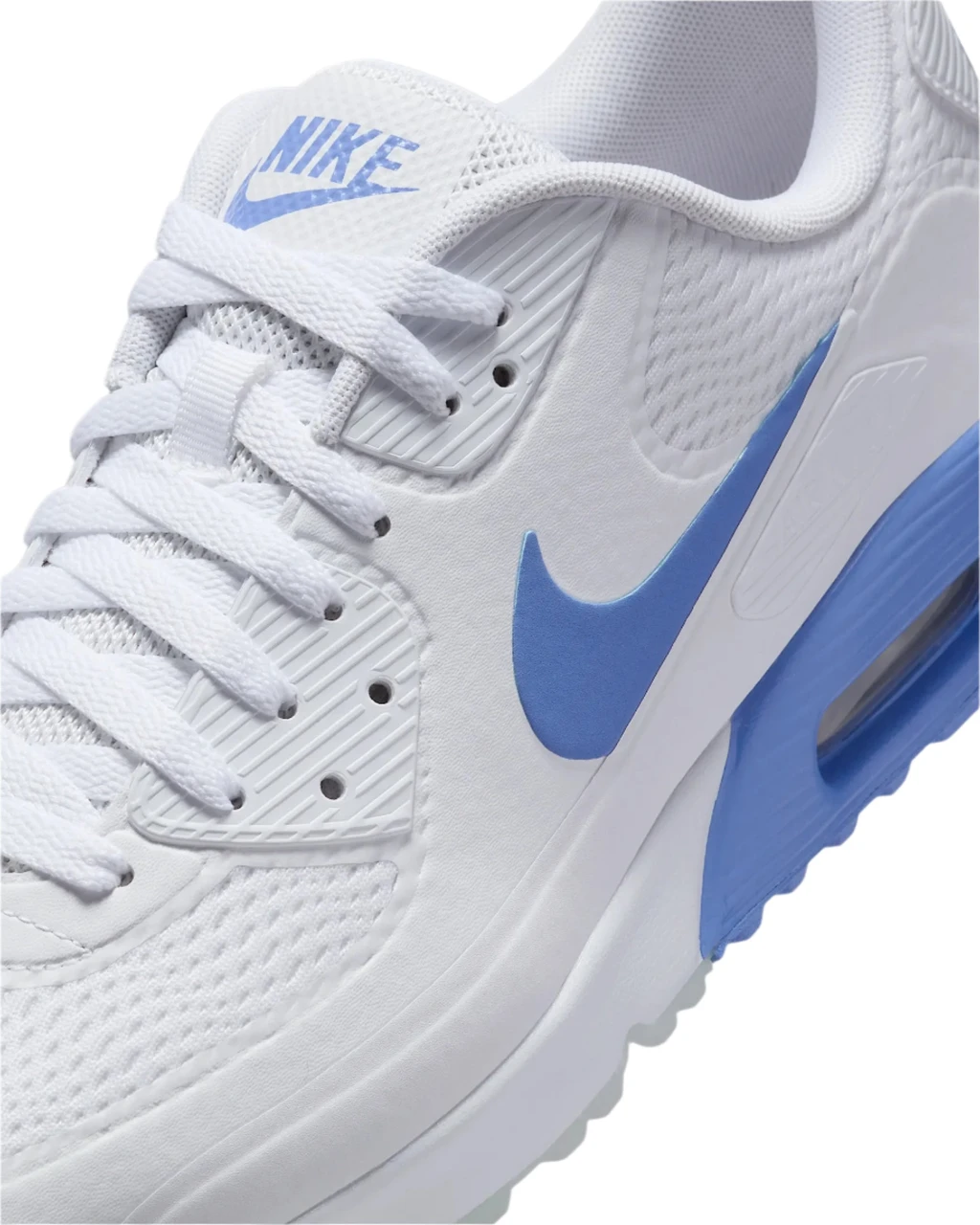 Nike Air Max 90 G Golf Shoes: White / Royal Pulse display picture 2