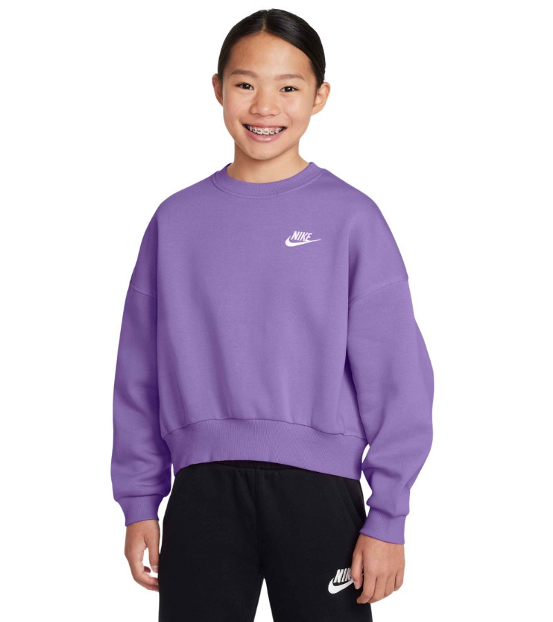 purple crew neck nike