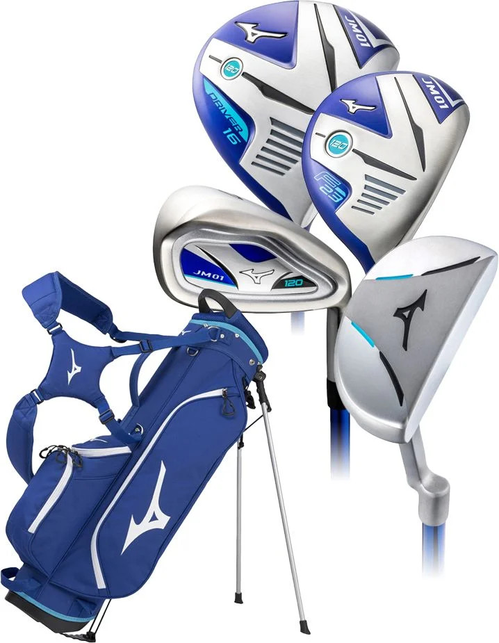 Mizuno JM01 120 5 Club Kids Golf Set Ages 6-9 Blue