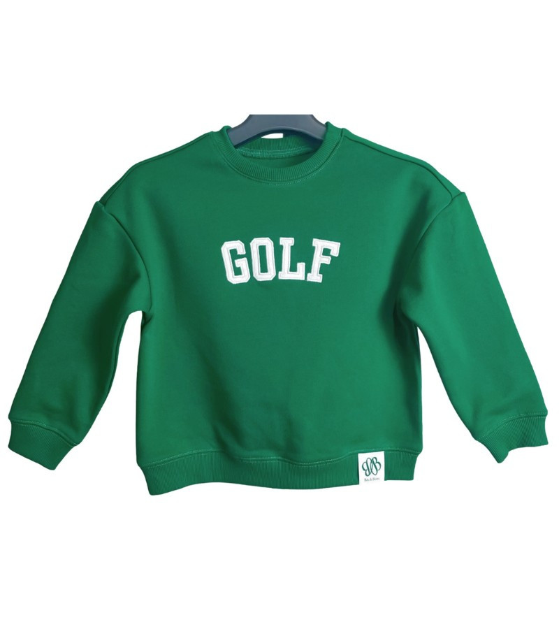 Golf Toddler and Kids Crew Neck Sweatshirt Green