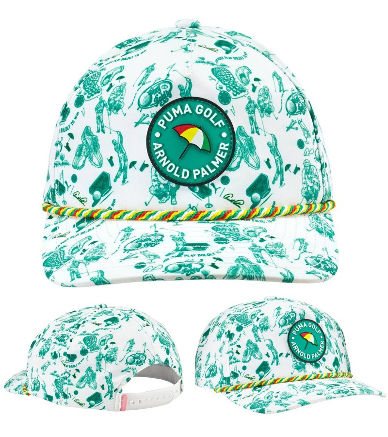 Puma API Junior Rope Tech Hat Arnold Palmer Green
