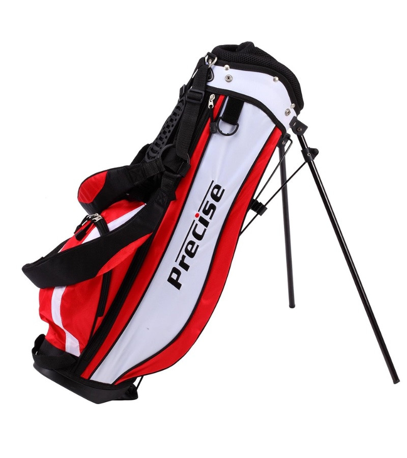 Precise X7 Junior Golf Bag Ages 6-8 Red (Bag Height 26.5