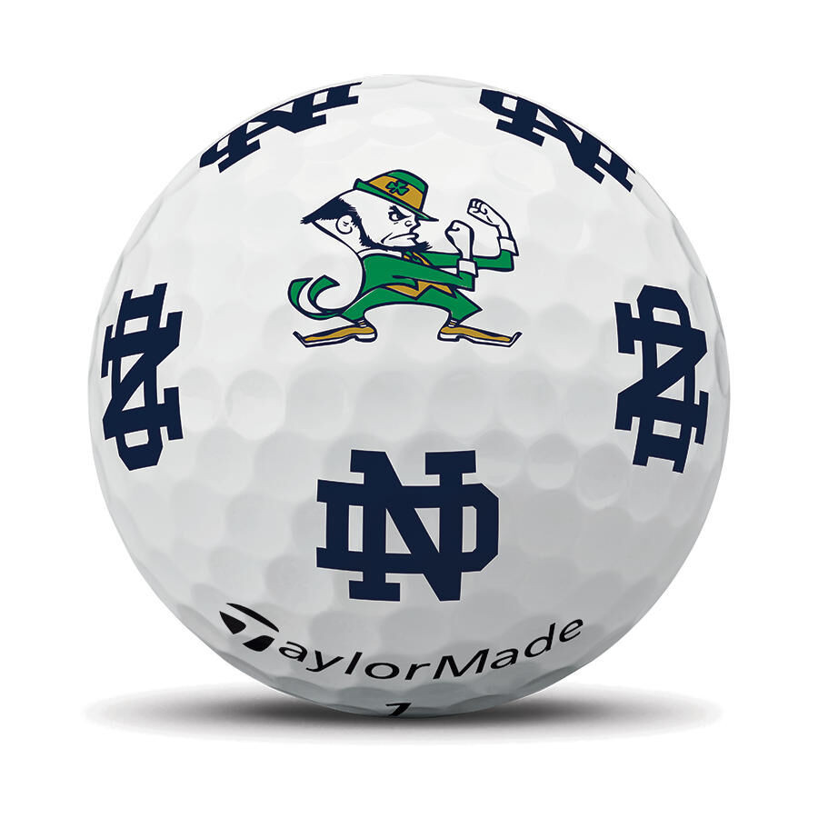 TaylorMade Notre Dame Fighting Irish TP5 Golf Balls Dozen