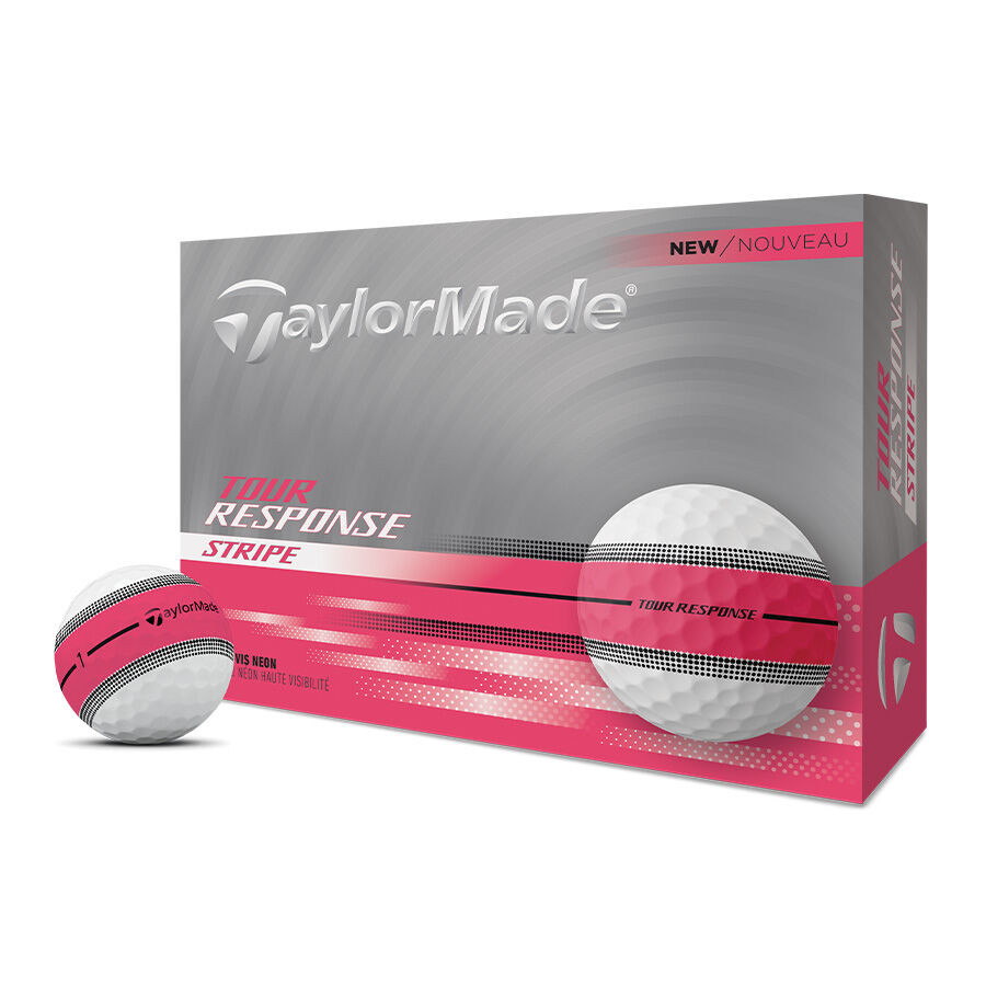 TaylorMade Tour Response Stripe 12個入り 2箱 TaylorMade Tour Response Stripe Pink Dozen
