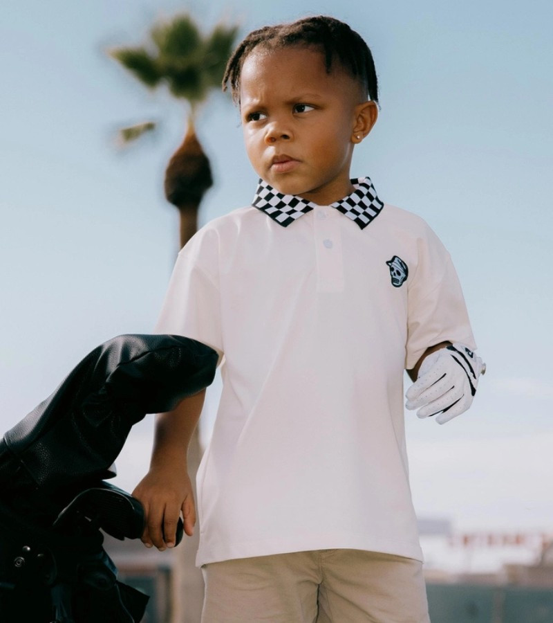 Devereux Skull Racer Kids Golf Polo