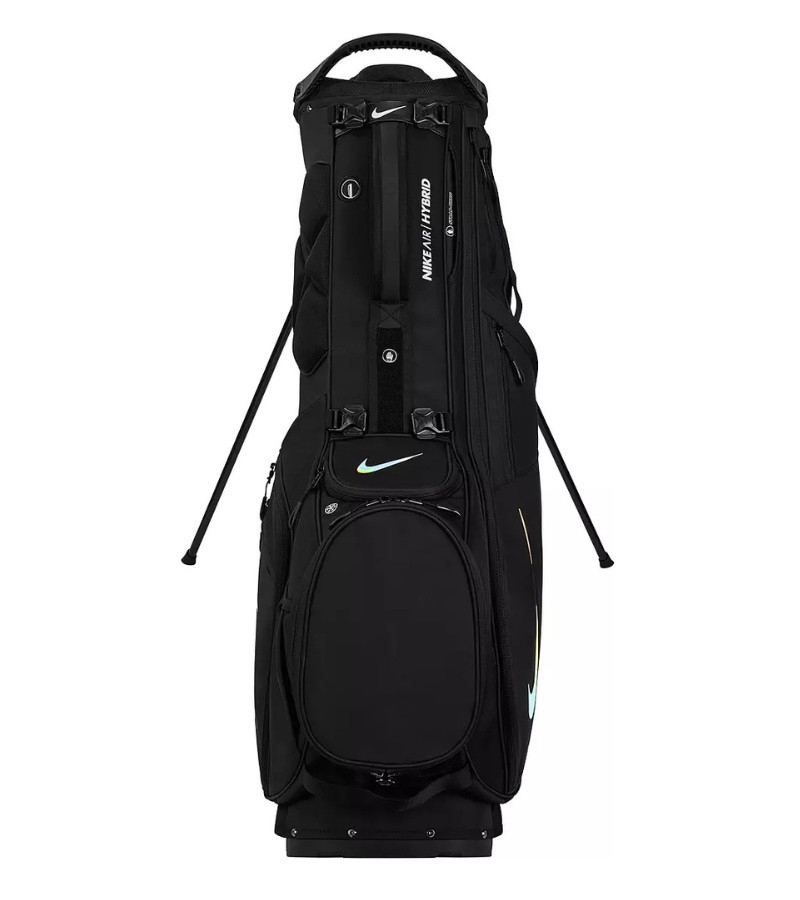 Nike Air Hybrid 2 Golf Stand Bag - Black/Black/Multi Iridescent