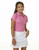 Ava Girls Golf Polo - Hot Pink with Pineapples Ava Girls Golf Polo - Hot Pink with Pineapples