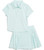 90 Degree by Reflex Girls Golf Outfit with Pleated Skort Ocean 90 Degree by Reflex Girls Golf Outfit with Pleated Skort Ocean