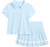 90 Degree by Reflex Girls Golf Outfit Light Blue