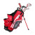 Shorties MINI 5 Club Kids Golf Set for Ages 6-8 (kids 42-46") - Red Shorties MINI 5 Club Kids Golf Set for Ages 6-8 (kids 42-46") - Red