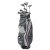 Tour Edge TE-300 Moda 10 Club Womens Golf Set Cart Bag (for girls 63-67" tall) - Silver/Lilac