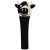 Knit Cow Driver Headcover - Black and White