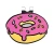 Donut Enamel Golf Ball Marker with Magnetic Hat Clip Donut Enamel Golf Ball Marker with Magnetic Hat Clip