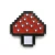 Super Mario Bros Mushroom Golf Ball Marker