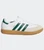 Adidas Samba Unisex Spikeless Golf Shoes - White / Golf Green