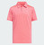 adidas Climacool Striped Boys Golf Polo - Pure Turbo