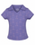 Garb Golf Clubs Toddler Short Sleeve Performance Polo - Purple with pink golf clubs print
