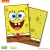 SpongeBob SquarePants Double Sided Golf Towel with Plankton Magnetic Golf Ball Marker