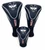 UCONN Huskies PU Leather Golf Headcovers Set of 3