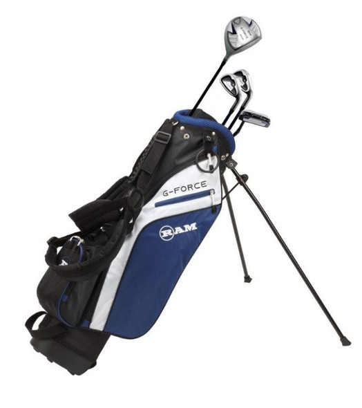Ram G-Force 6 Club Kids Golf Set for Ages 7-9 Blue | Free Shipping
