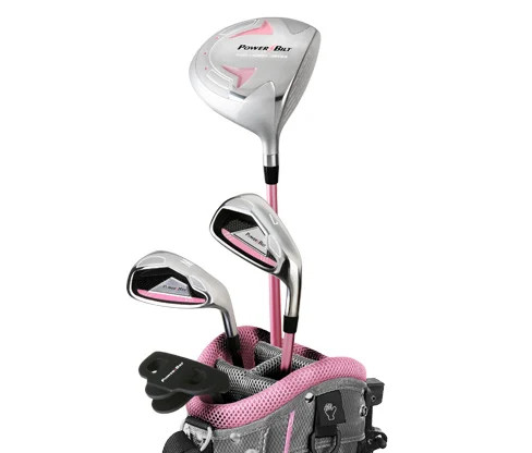PowerBilt 4 Club Girls Golf Set for Ages 5-8 (44-52 inches) Pink